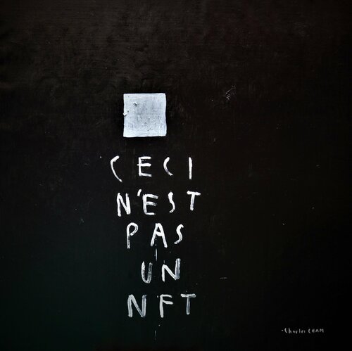 #2797 CECI N'EST PAS UN NFT by Charles Cham, Painting for Sale on Select