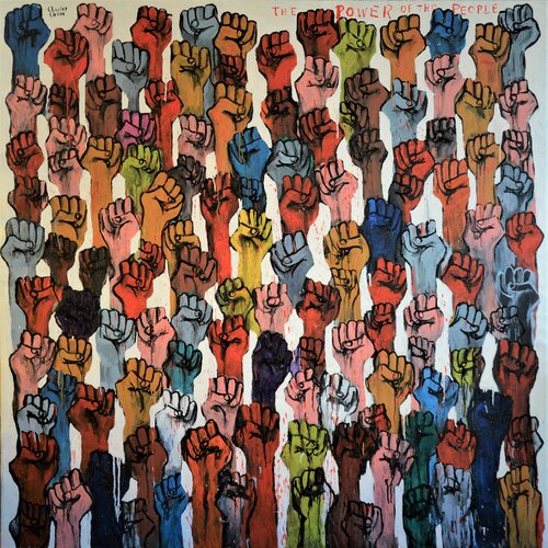 #2828 THE POWER OF THE PEOPLE by Charles Cham, Painting for Sale on Select