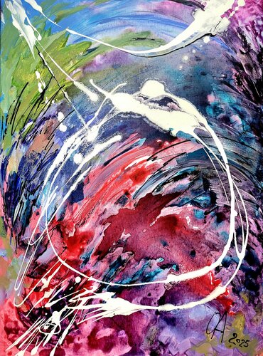 Origins. Big Bang by Olga Aleksandrova, Painting for Sale on Select