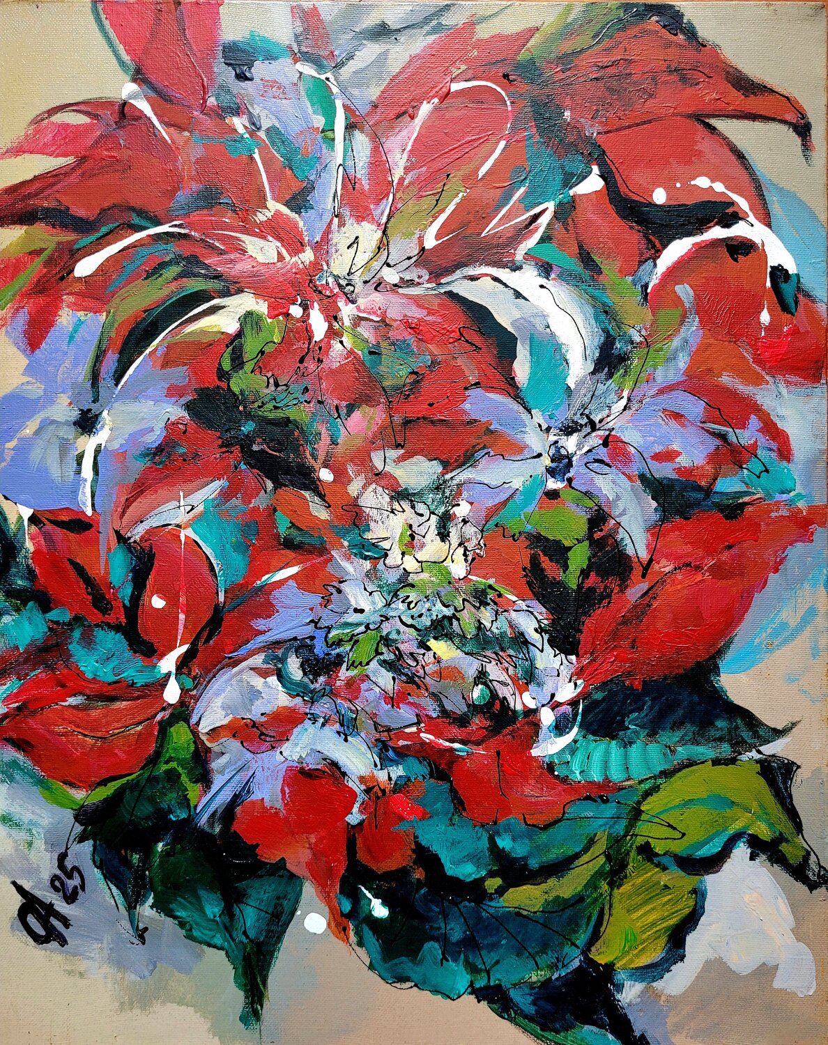 Dizziness Olga Aleksandrova Original painting for sale