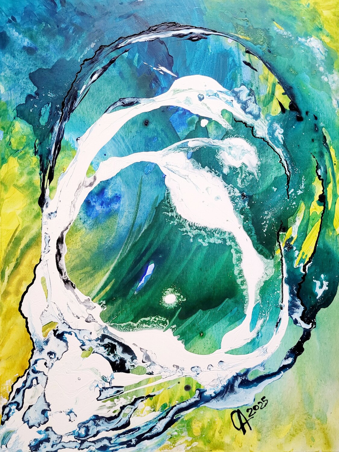 Origins. Flood Olga Aleksandrova Original painting for sale