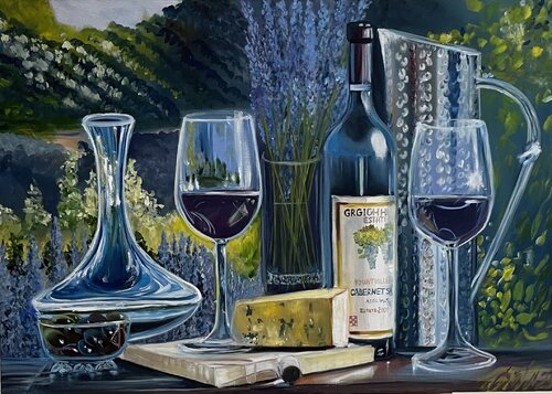 Degustation by Anna Pavlovich-Naneva, Painting for Sale on Select