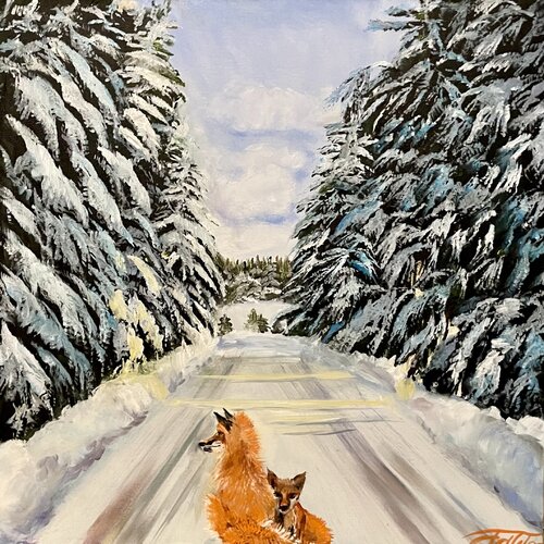 Forest citizens by Anna Pavlovich-Naneva, Painting for Sale on Select