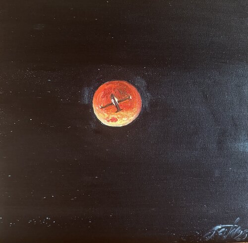 Eclipse 2025 by Anna Pavlovich-Naneva, Painting for Sale on Select