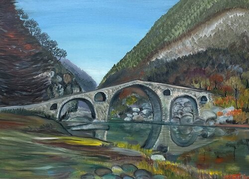 Devil’s bridge by Anna Pavlovich-Naneva, Painting for Sale on Select