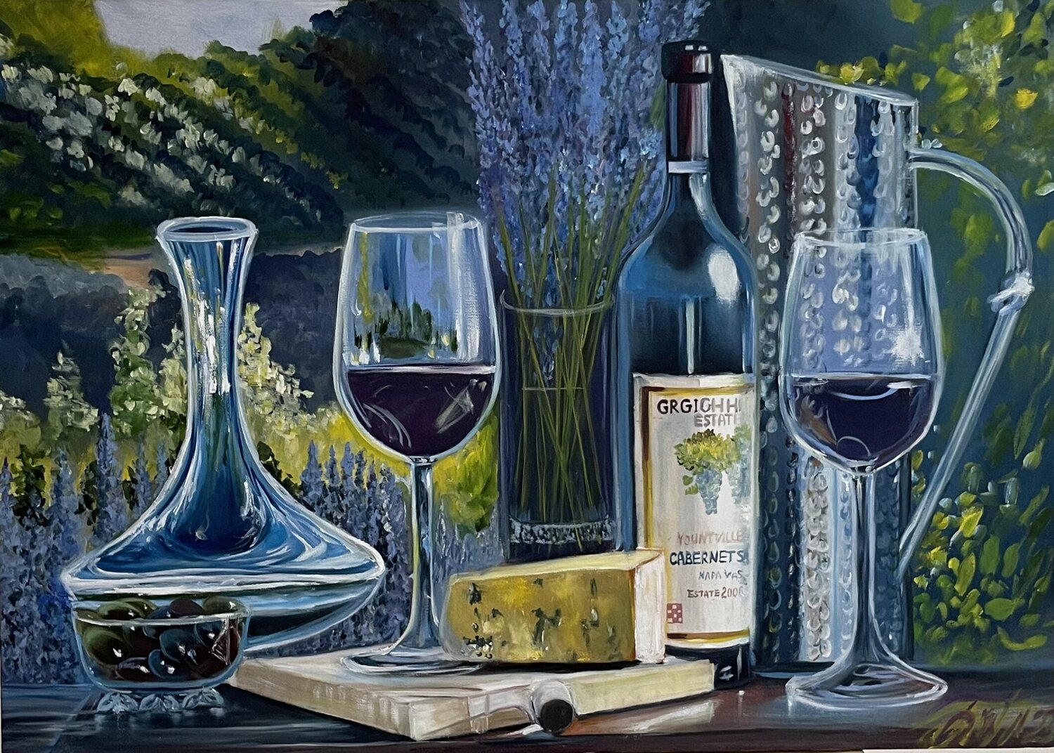 Degustation Anna Pavlovich-Naneva Original painting for sale