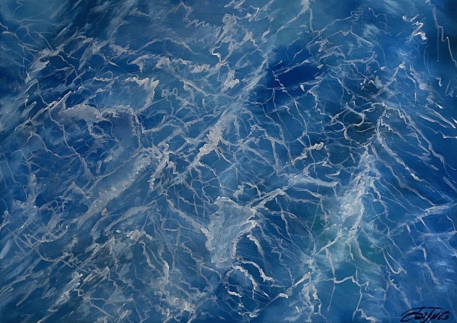 The sea Anna Pavlovich-Naneva Original painting for sale