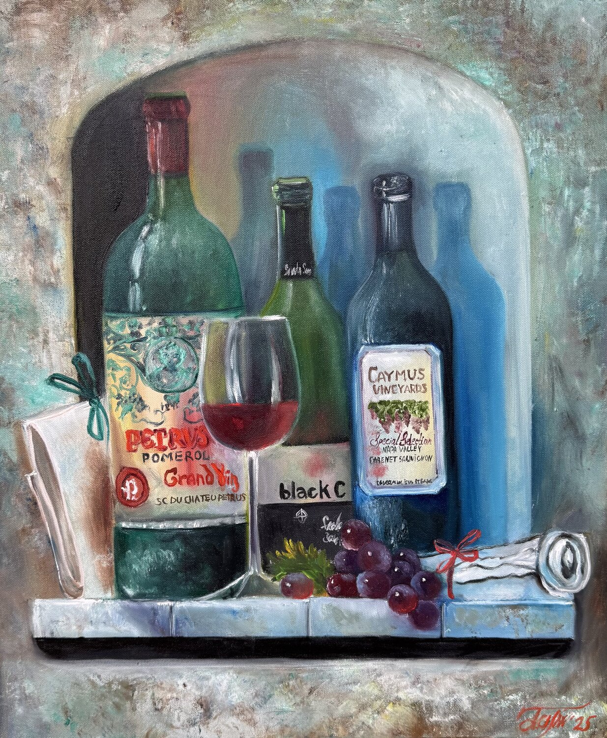 Wine Anna Pavlovich-Naneva Original painting for sale