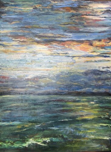 When The Clouds Come Out To Play by Marissa Zaknich, Painting for Sale on Select