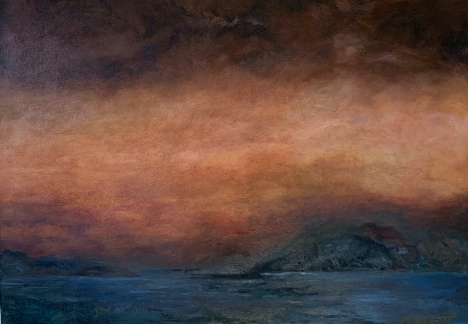 Dark Sea Dubrovnik 2 Marissa Zaknich Original painting for sale