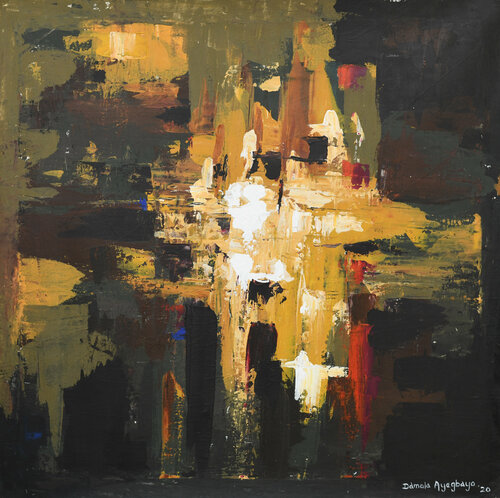 Realities of Life 1 by Damola Ayegbayo, Painting for Sale on Select