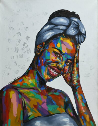 Purpose of existence 5 by Damola Ayegbayo, Painting for Sale on Select