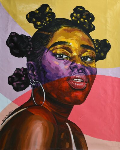 The other side 4 by Damola Ayegbayo, Painting for Sale on Select