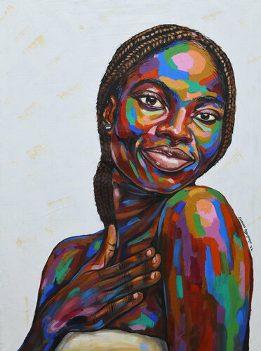 Soulmate 3 by Damola Ayegbayo, Painting for Sale on Select
