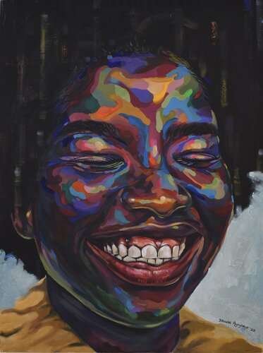 Celebrate life 12 by Damola Ayegbayo, Painting for Sale on Select