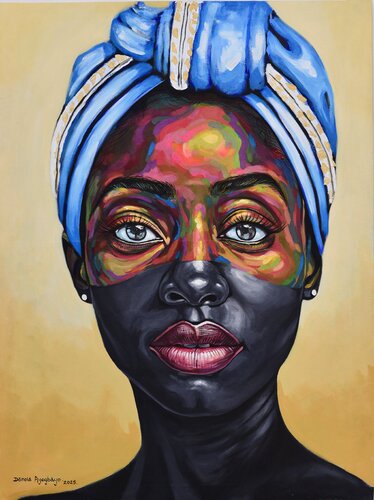 Enìyàn (Human) 13 by Damola Ayegbayo, Painting for Sale on Select