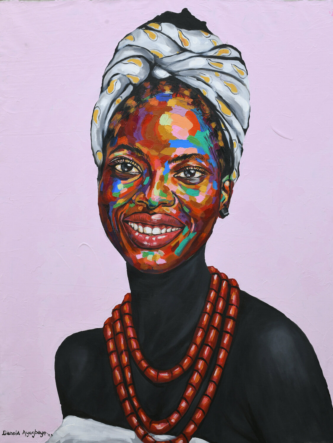 Culture 4 Damola Ayegbayo Original painting for sale