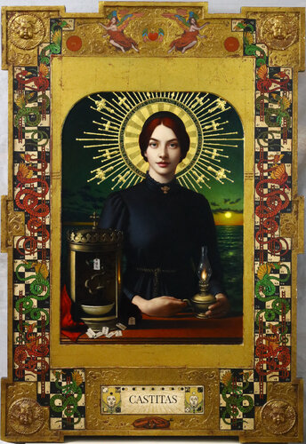 'Castitas' by John Afflick, Painting for Sale on Select