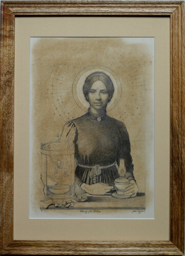'Study For Castitas' by John Afflick, Drawing for Sale on Select