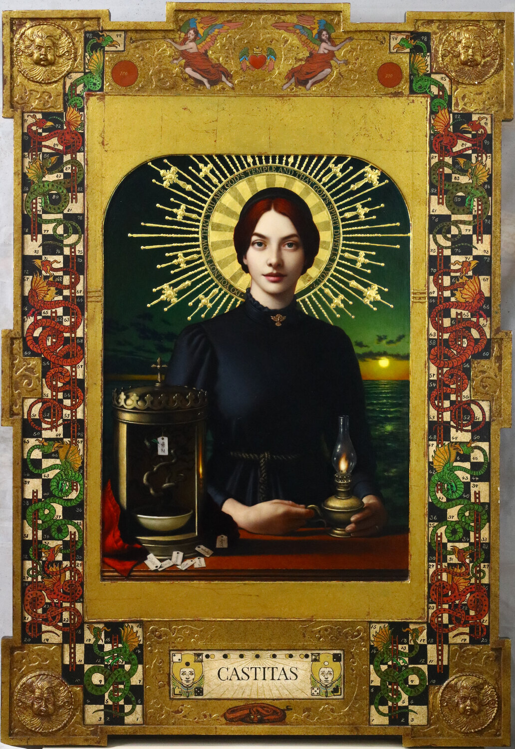 'Castitas' John Afflick Original painting for sale