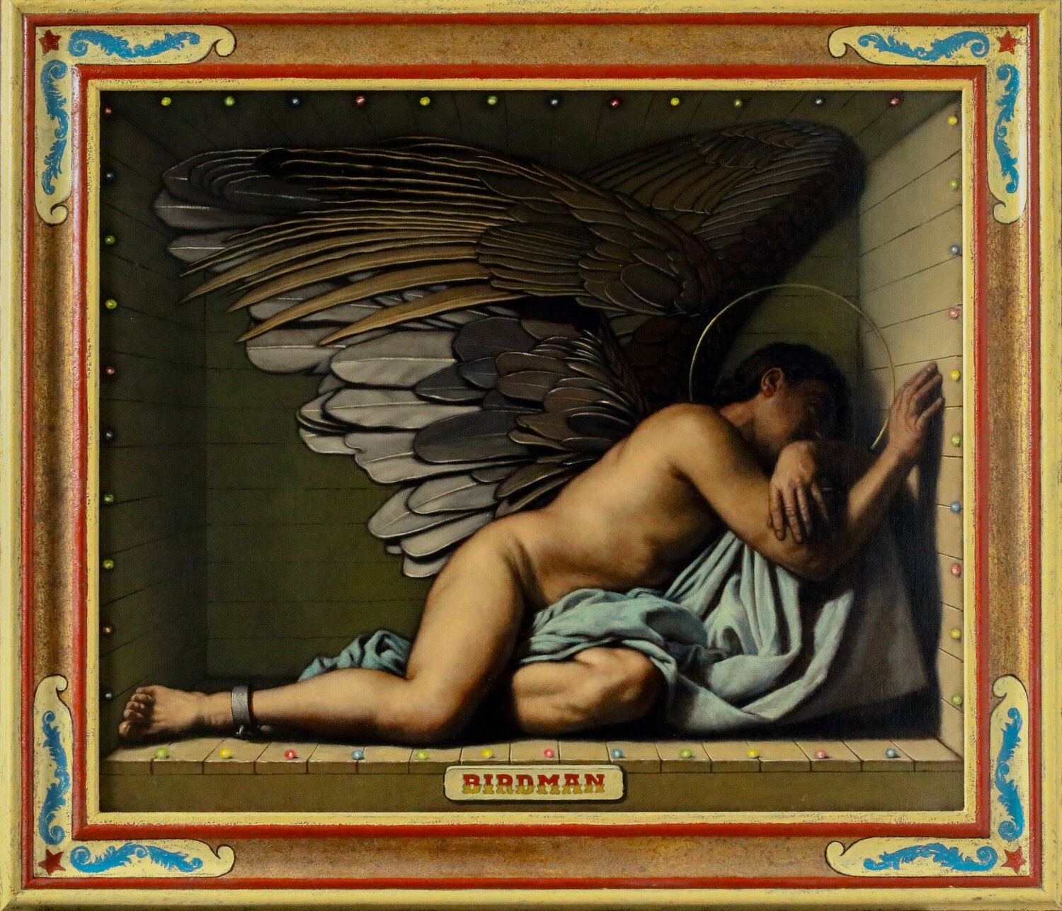 'Birdman' John Afflick Original painting for sale