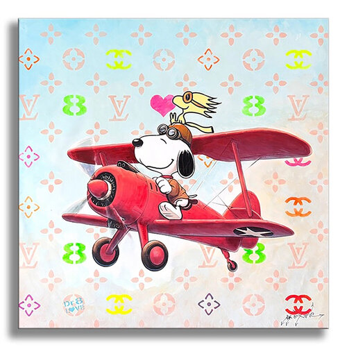 Snoopy Dubai – Original Painting on canvas by Dr8 Love, Painting for Sale on Select