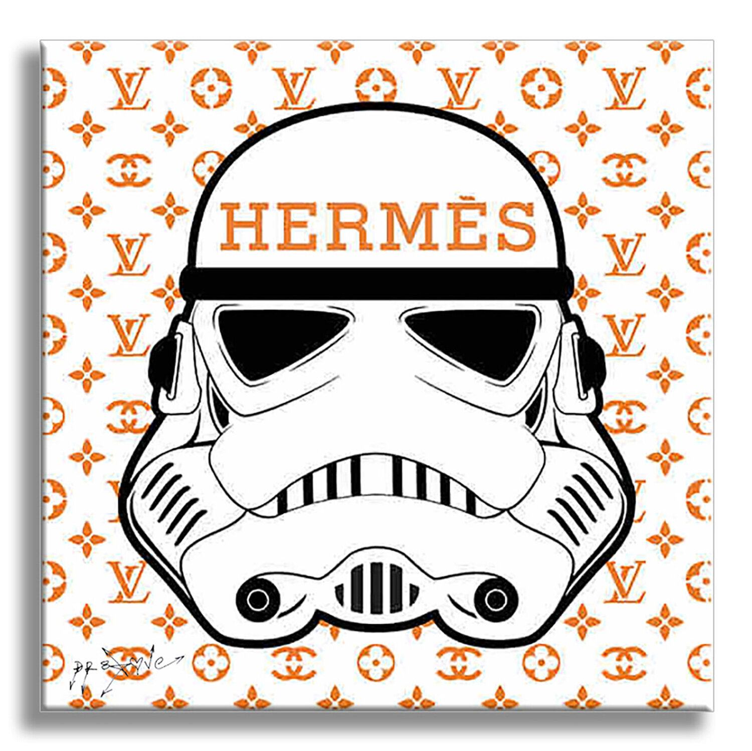 Star Wars Hermes - Original Painting on Canvas Dr8 Love Original painting for sale