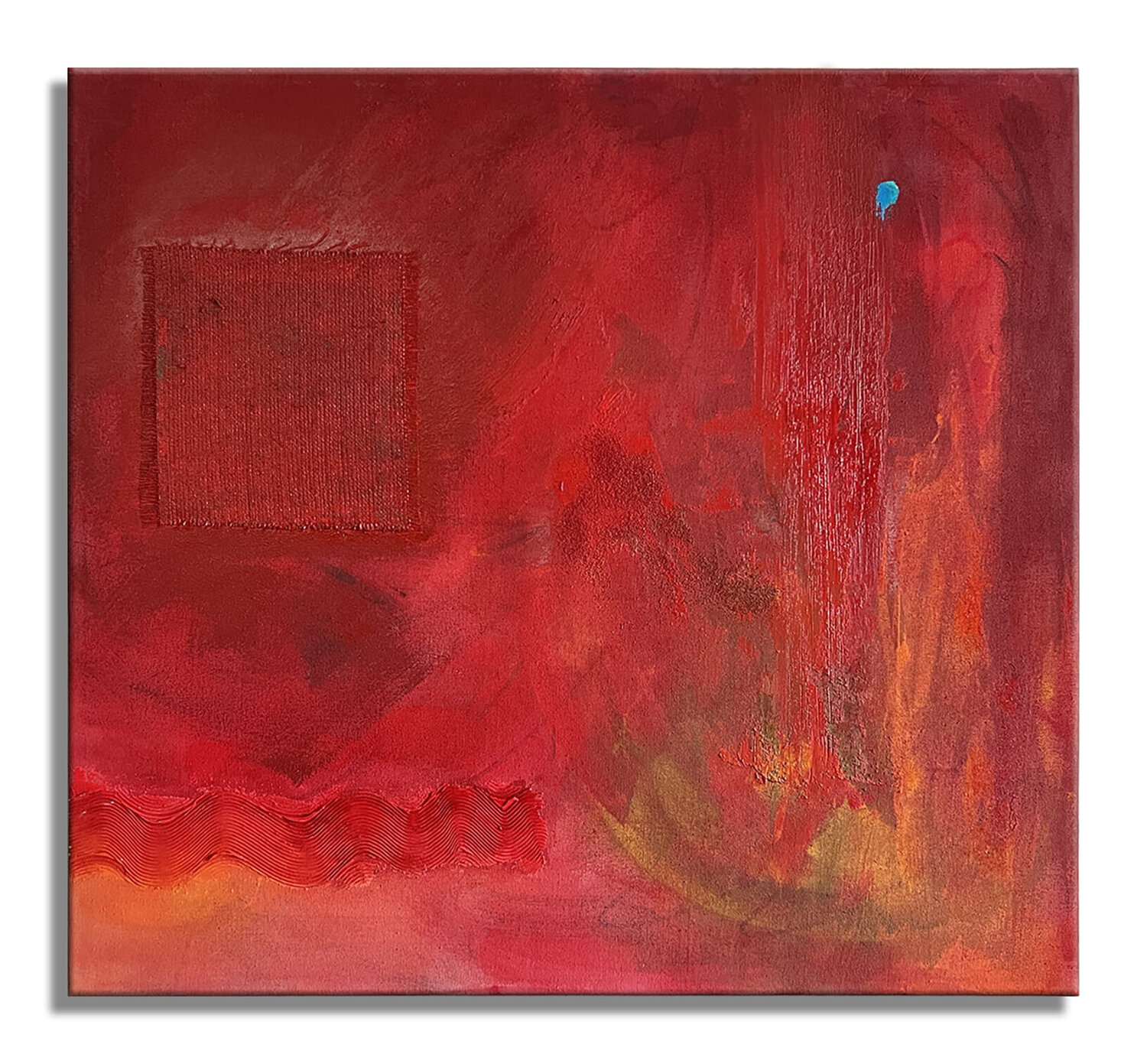 Red large  – Original Abstract Painting on canvas Dr8 Love Original painting for sale