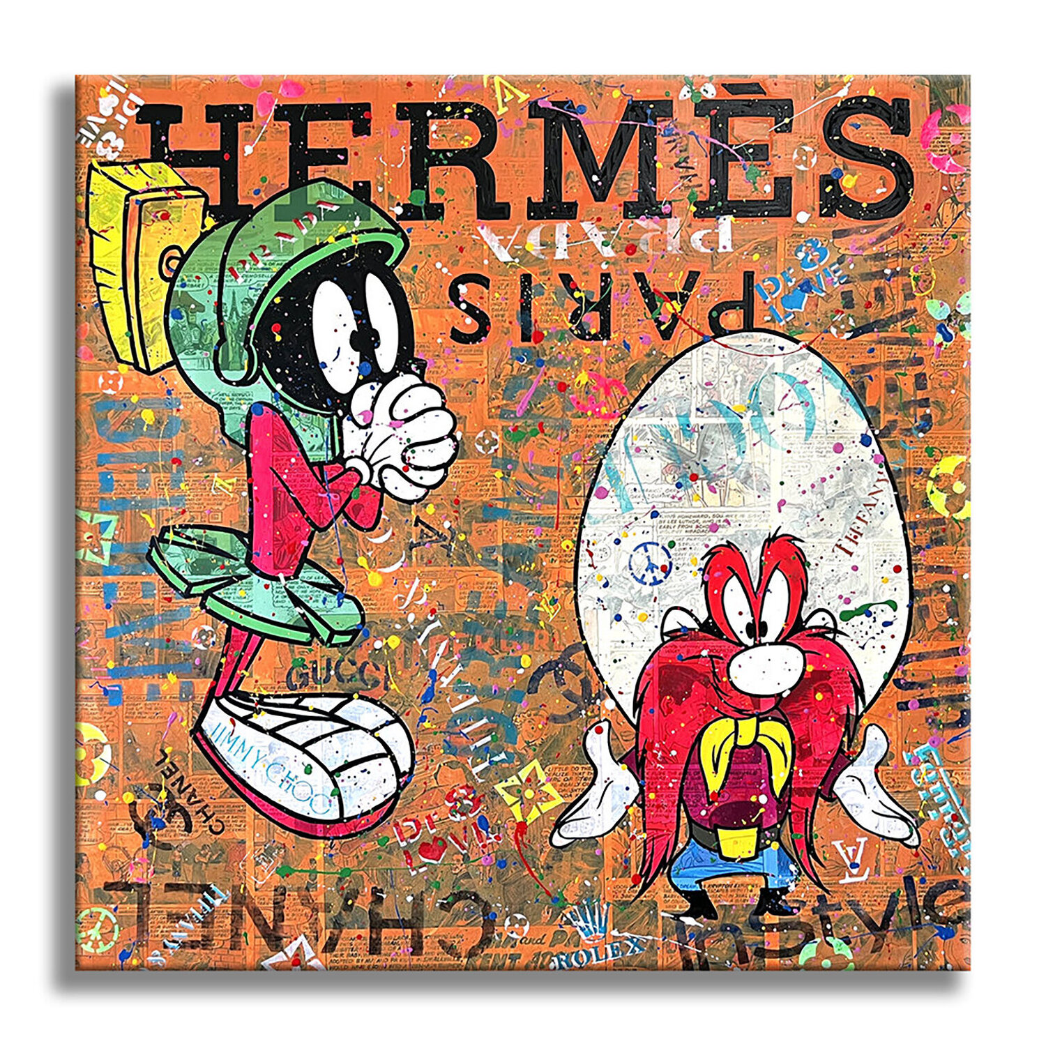 Hermes Yosemite 2– Original Painting on canvas Dr8 Love Original painting for sale