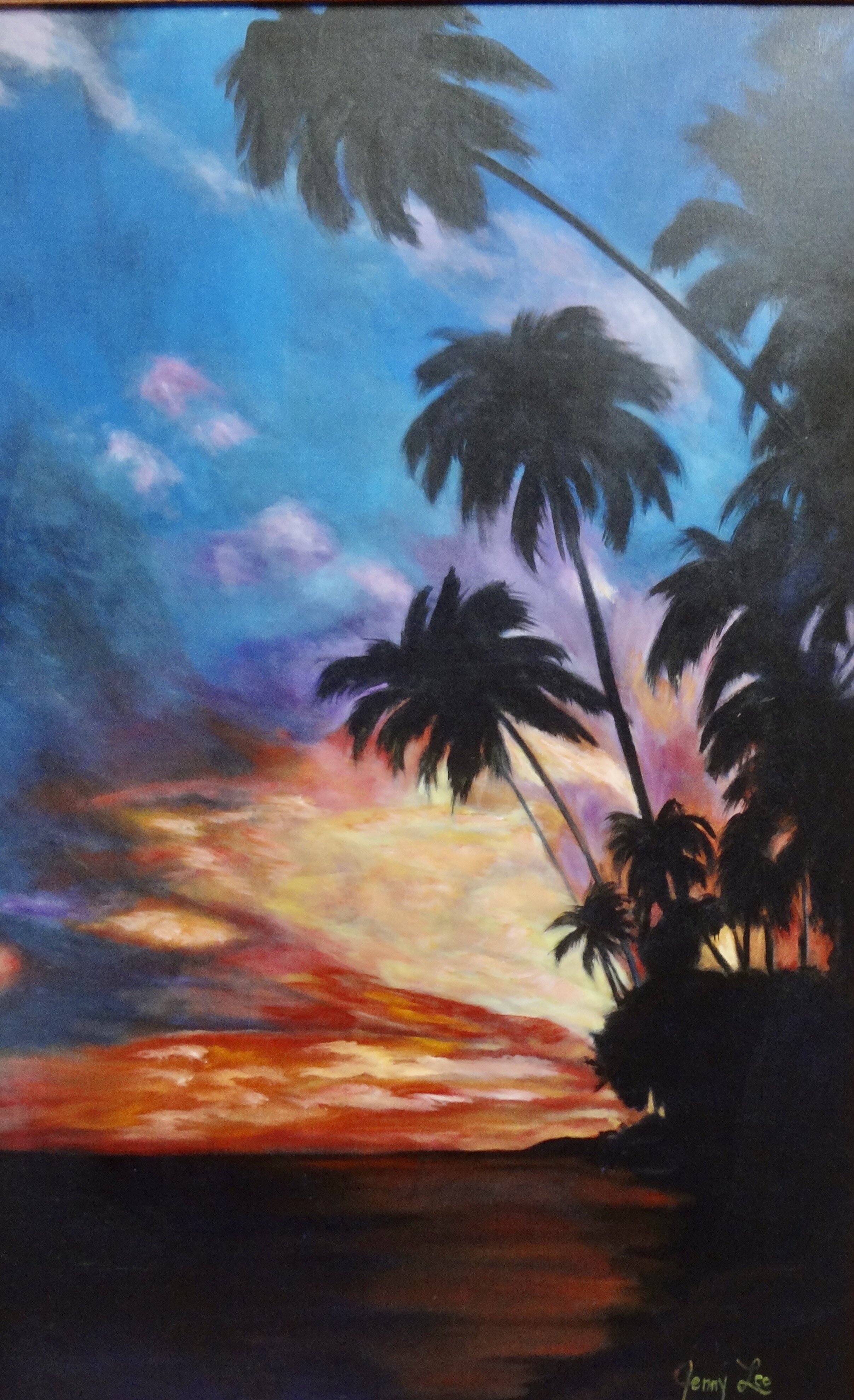 Dazaling Sunset Hawaii