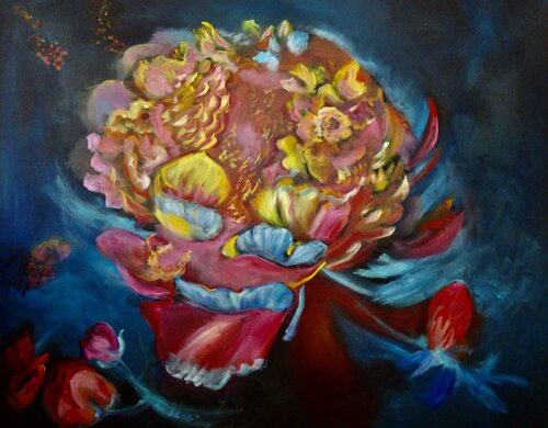 Luscious Blossom by Jenny Lee, Painting for Sale on Select