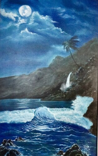 Hawaiian Nights by Jenny Lee, Painting for Sale on Select
