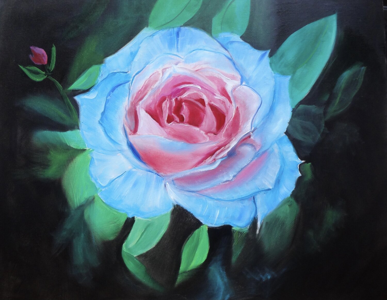 Pink Awakening Jenny Lee Original painting for sale
