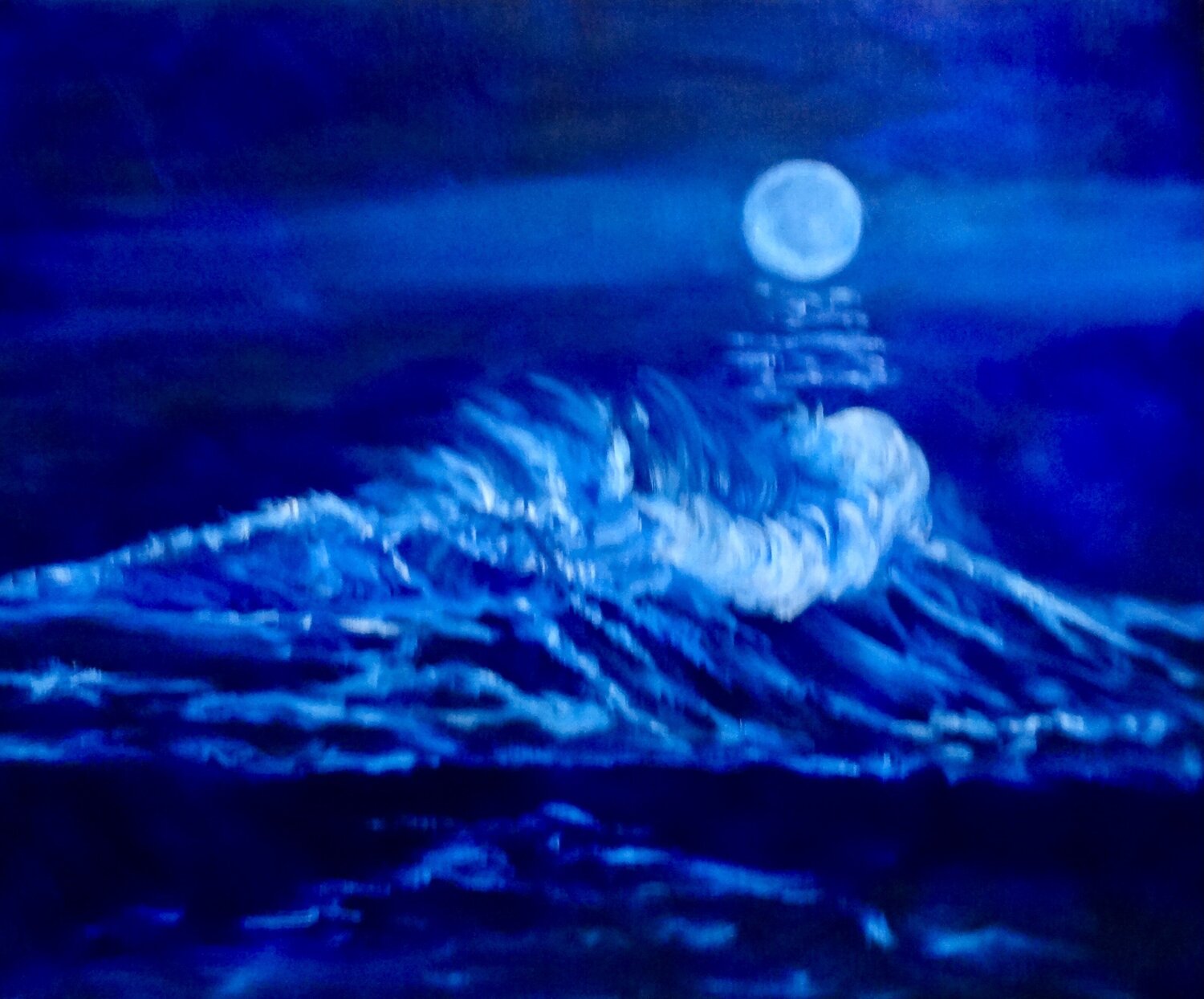Moonbeam Jenny Lee Original painting for sale