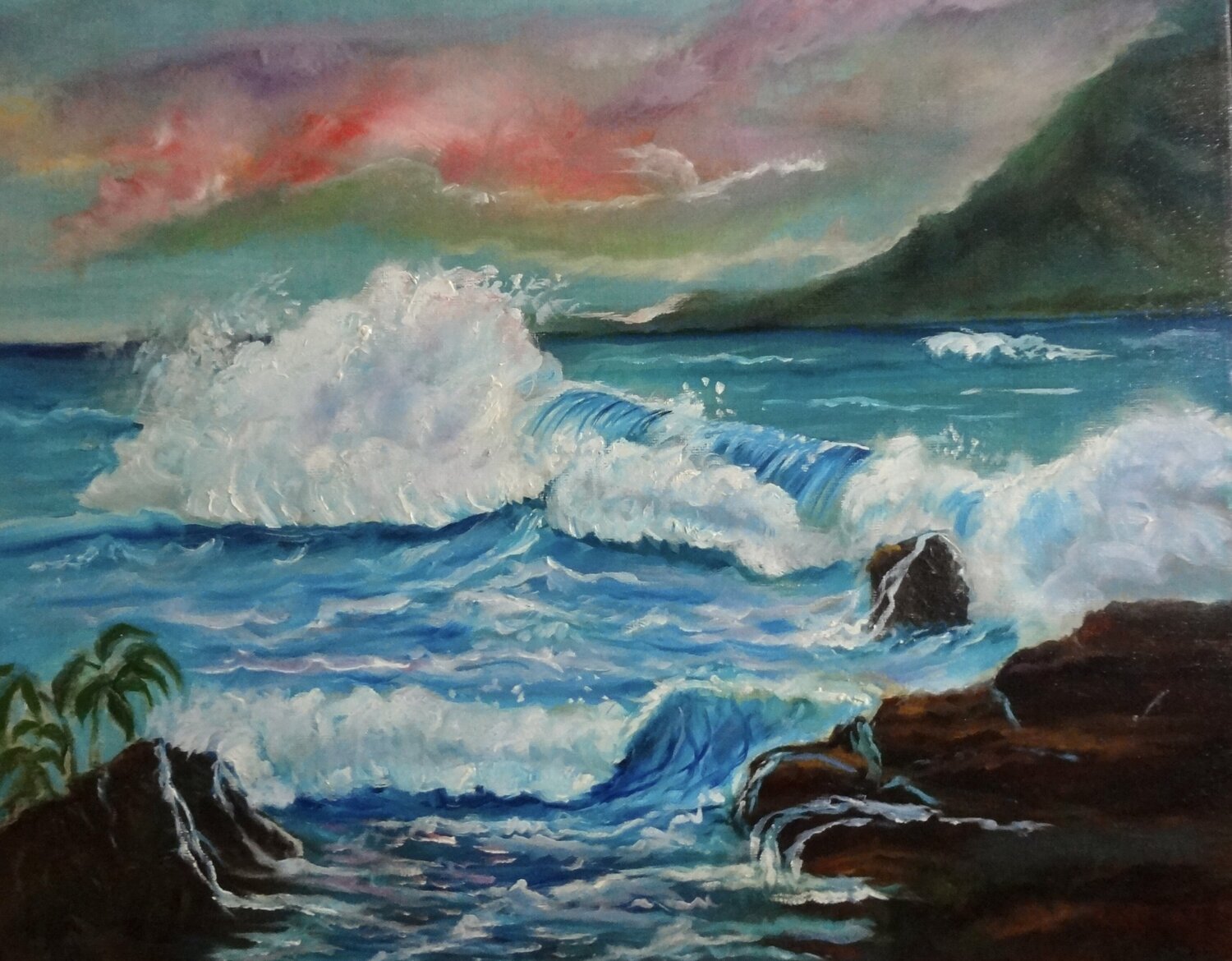 Paradise Found Jenny Lee Original painting for sale