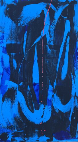 Cool Blu Series – Number TWO by Jennifer Tymowska, Painting for Sale on Select