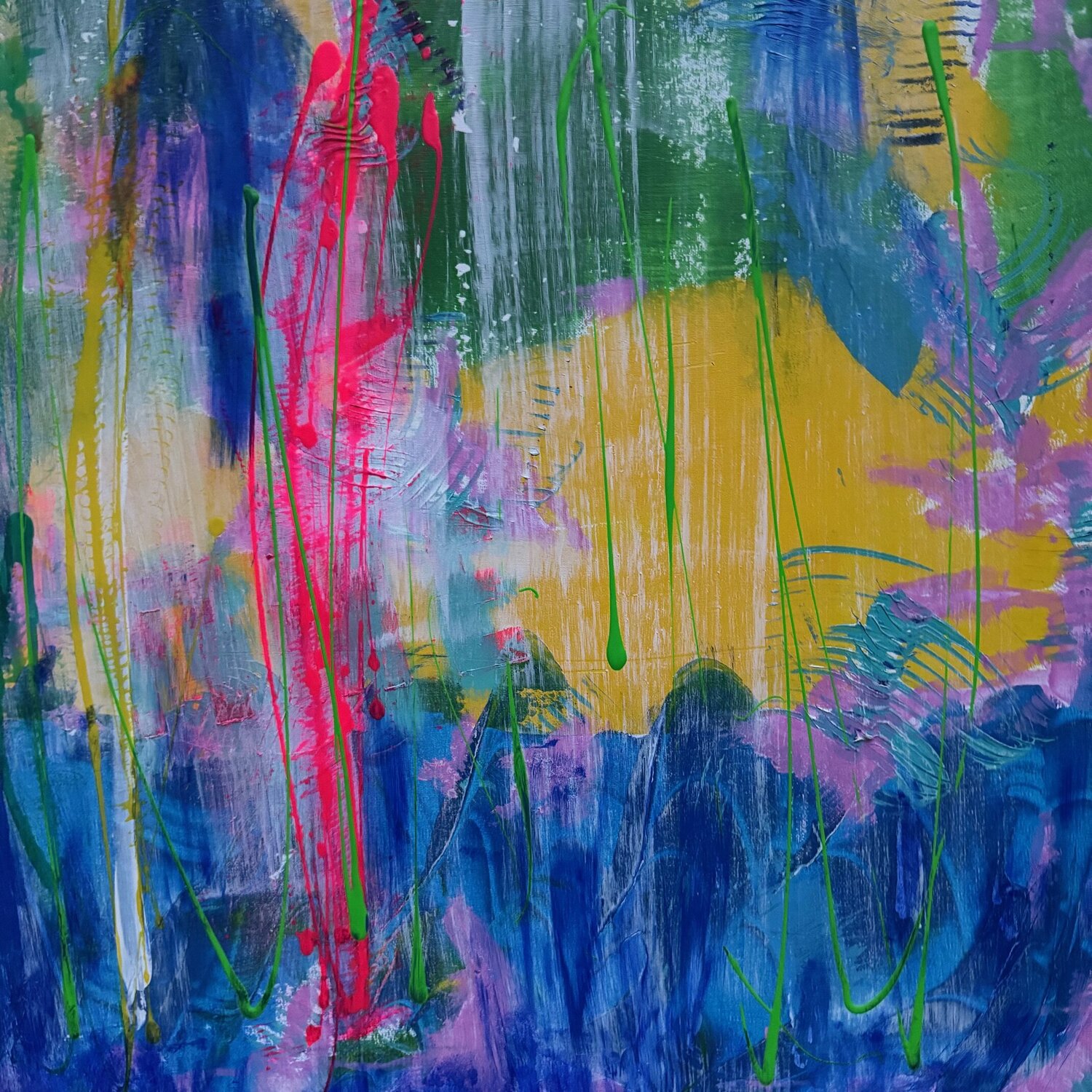 Sugar Cloud Dreams #1 Jennifer Tymowska Original painting for sale