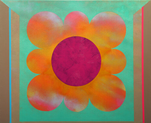 'Silver Apples of the Moon - Golden Apples of the Sun " by Sandy Sokoloff, Painting for Sale on Select