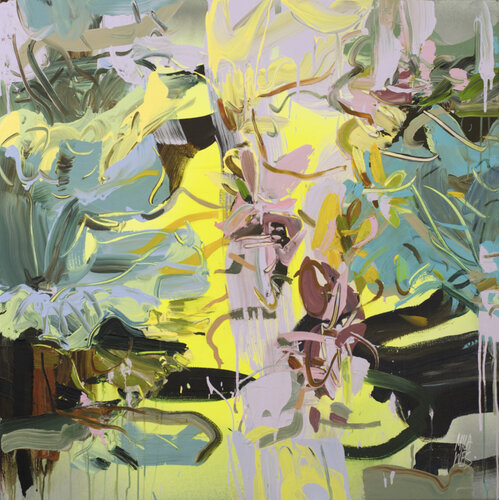 Exotic Flowers by Mila Weis, Painting for Sale on Select