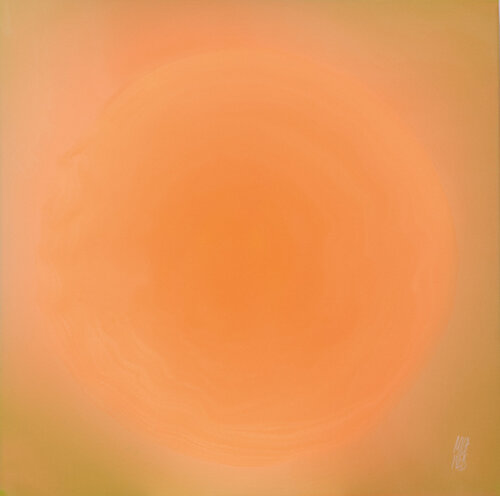 The Beginning / Mandarin Sun by Mila Weis, Painting for Sale on Select