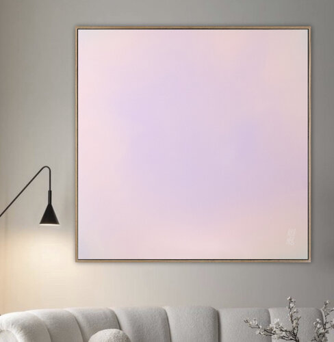 The Beginning / Lilac Pearl von Mila Weis, Malerei kaufen auf Select