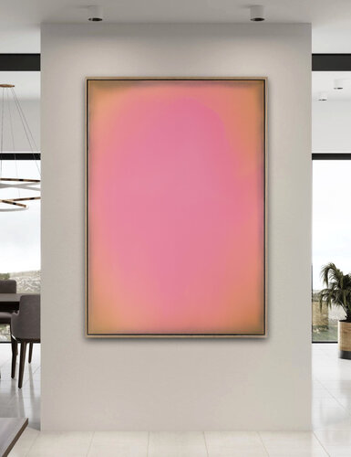 The Beginning / Vibrant Pink von Mila Weis, Malerei kaufen auf Select