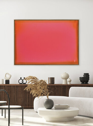 The Beginning / Diva Pink Horizon by Mila Weis, Painting for Sale on Select