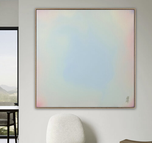 The Beginning / Sky White by Mila Weis, Painting for Sale on Select