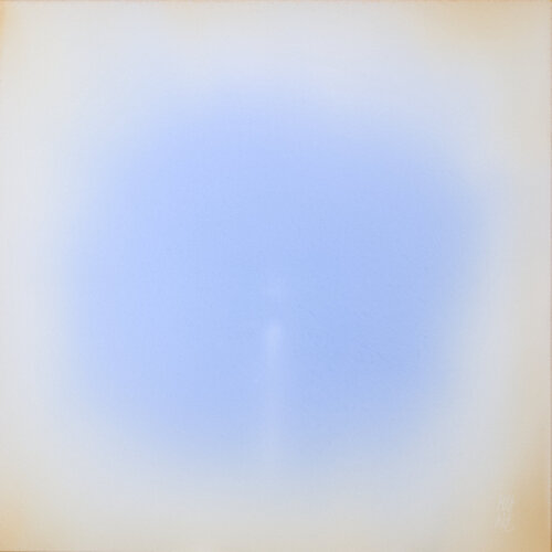 The Beginning / Light Blue by Mila Weis, Painting for Sale on Select