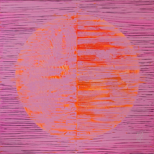 Pink Glow by Mila Weis, Painting for Sale on Select