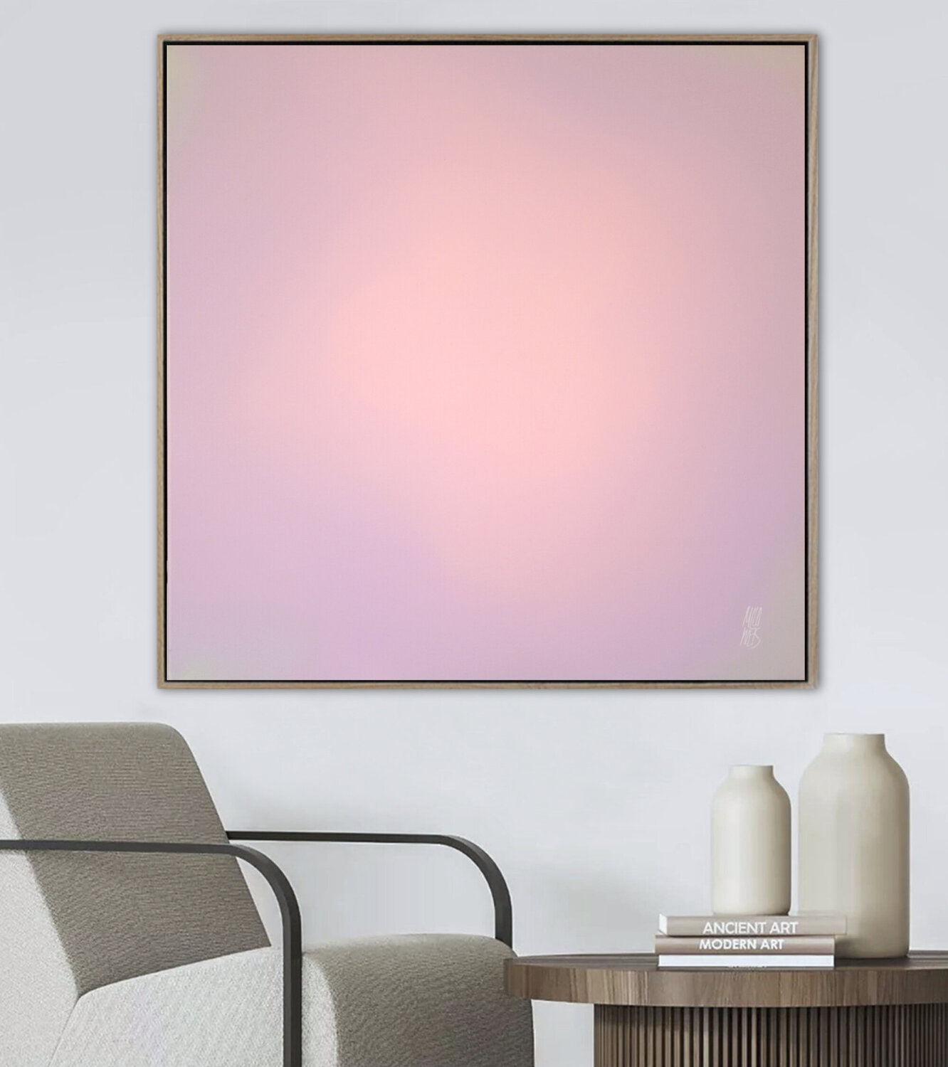 The Beginning / Novelle Pink Mila Weis Original painting for sale