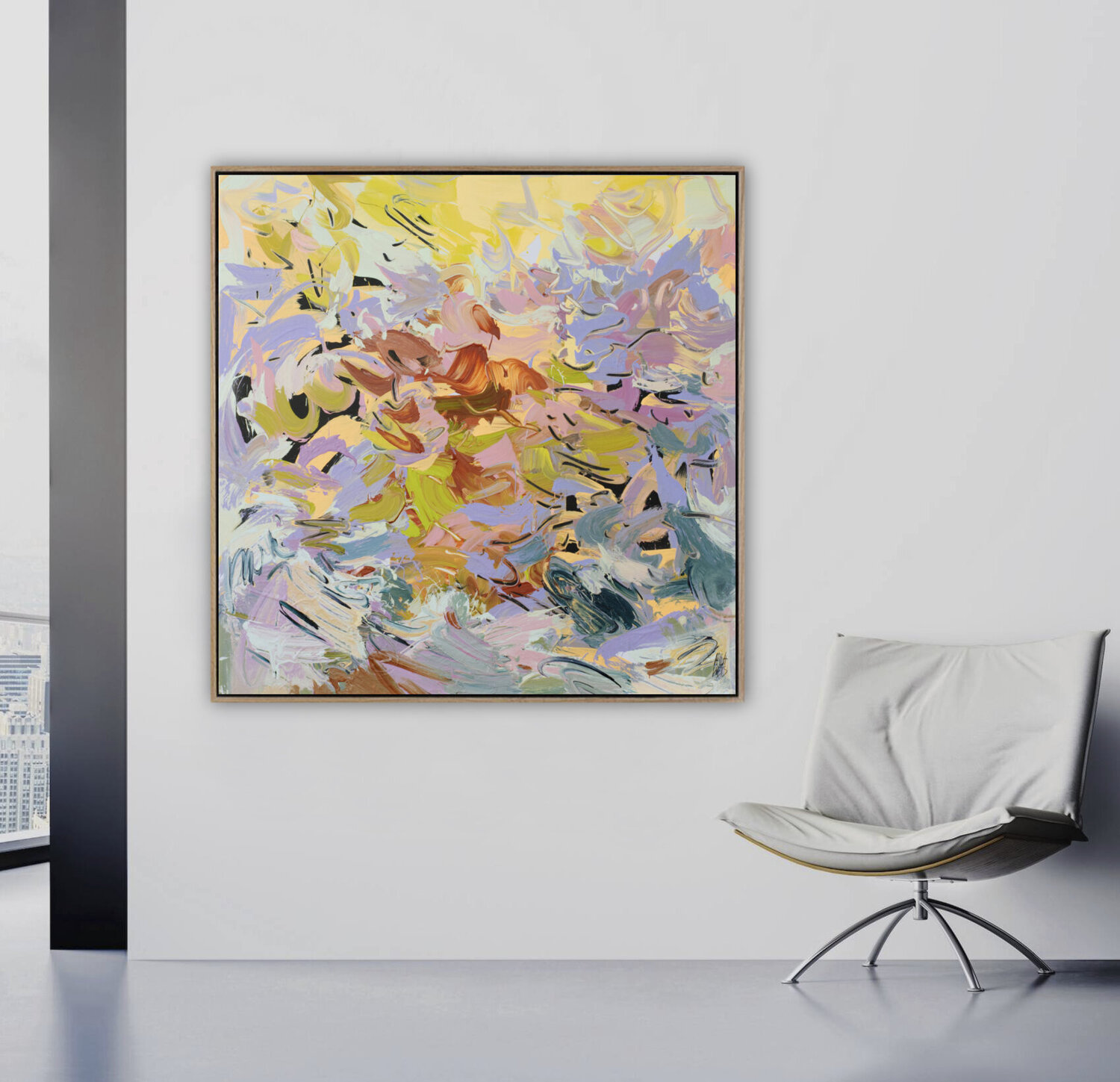 Summer Evening Mila Weis Original painting for sale