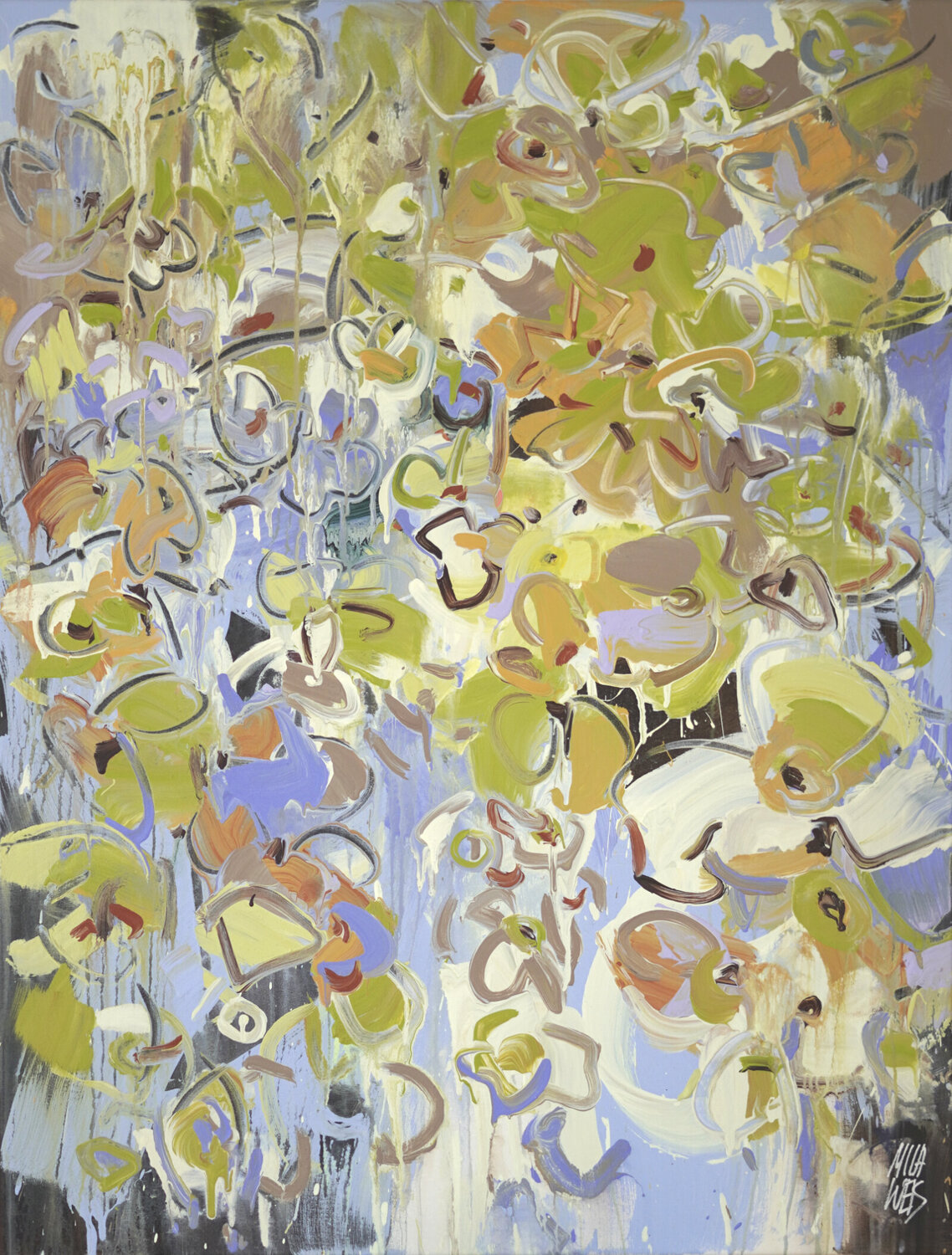 Sunny Spring Mila Weis Original painting for sale