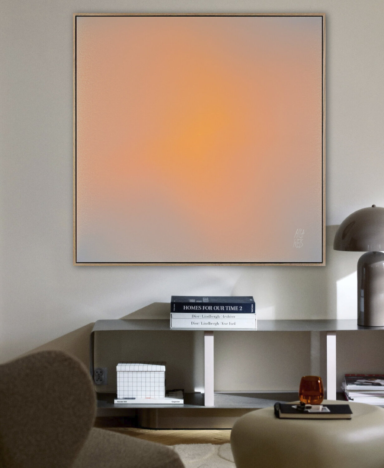 The Beginning / Morning Sky Mila Weis Original painting for sale